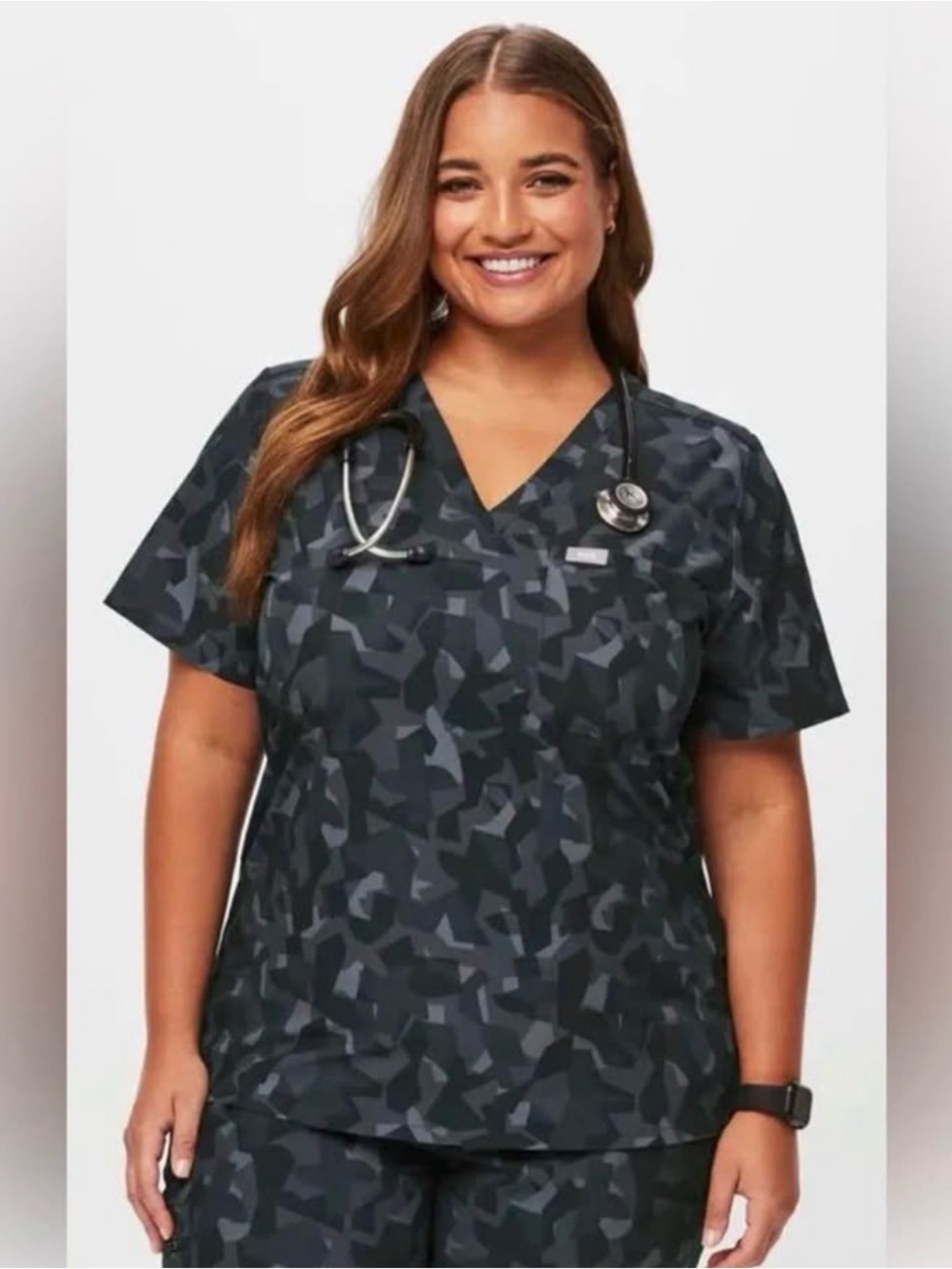 Fig Camo Scrubs